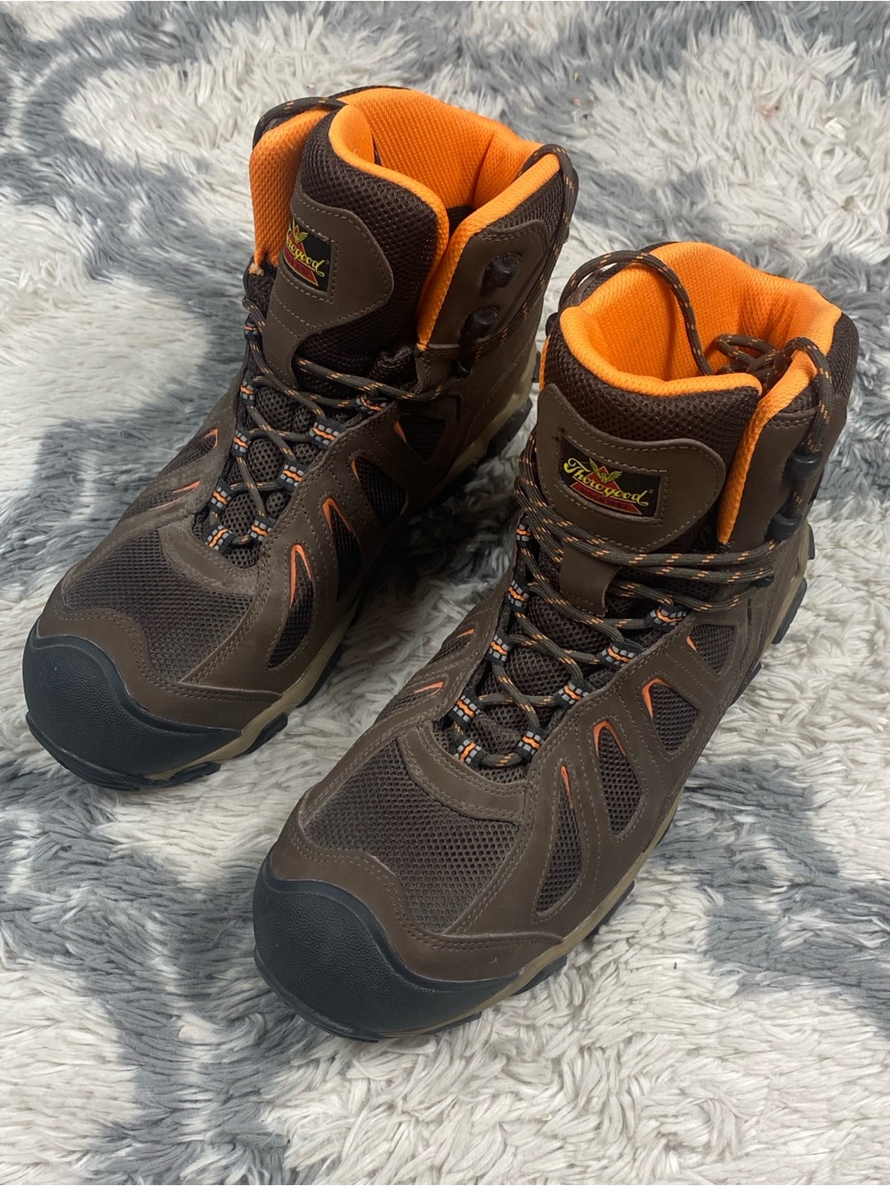 Thorogood Crosstrex Mens 13M Waterproof 6" Brown Safety Toe Hiker Boot 804-4296